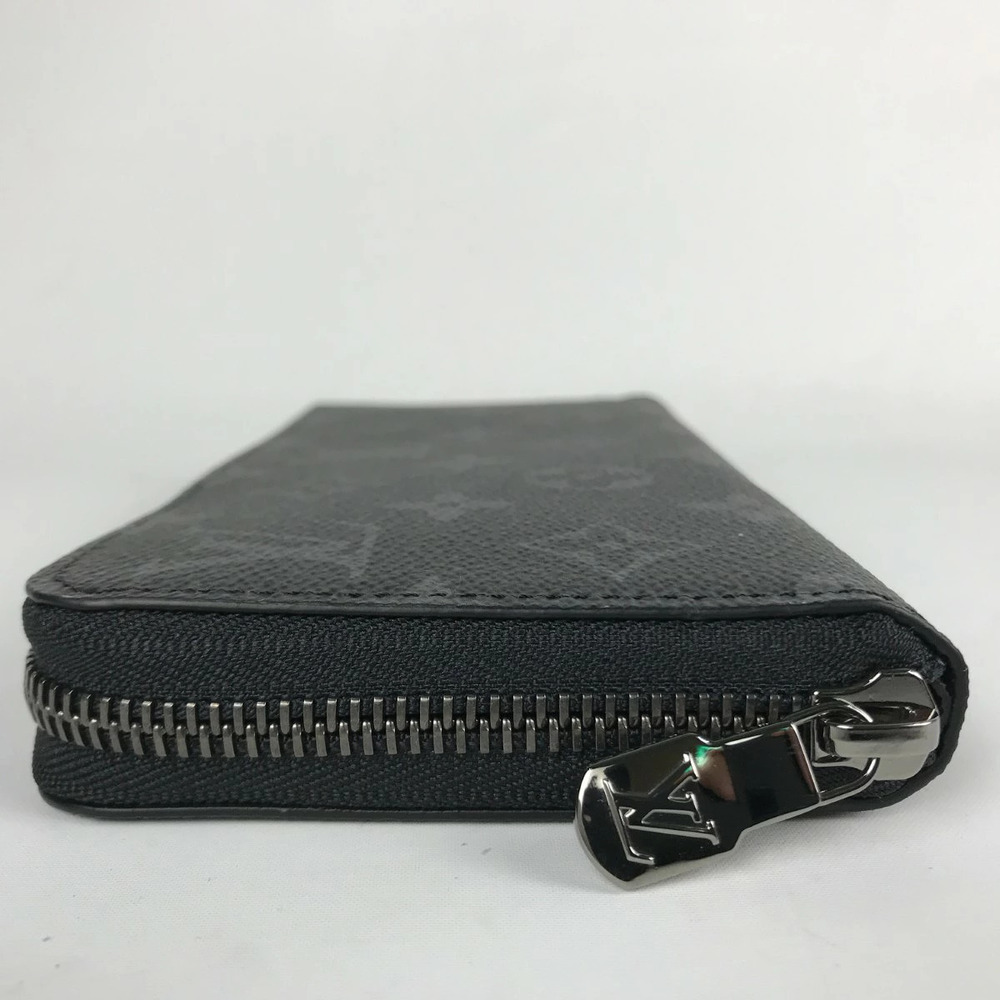 LOUIS VUITTON Long Wallet Zippy Monogram Horizontal Black - Picture 6 of 9